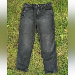 Zara Women’s Black Denim Straight Leg Jeans Size 12